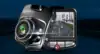 High-definition car DVR with built-in dashcam and night vision for vehicle security and driving footage recording.