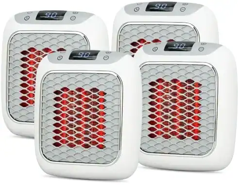 HeatWell - Cord-Free Wall Outlet Space Heater
