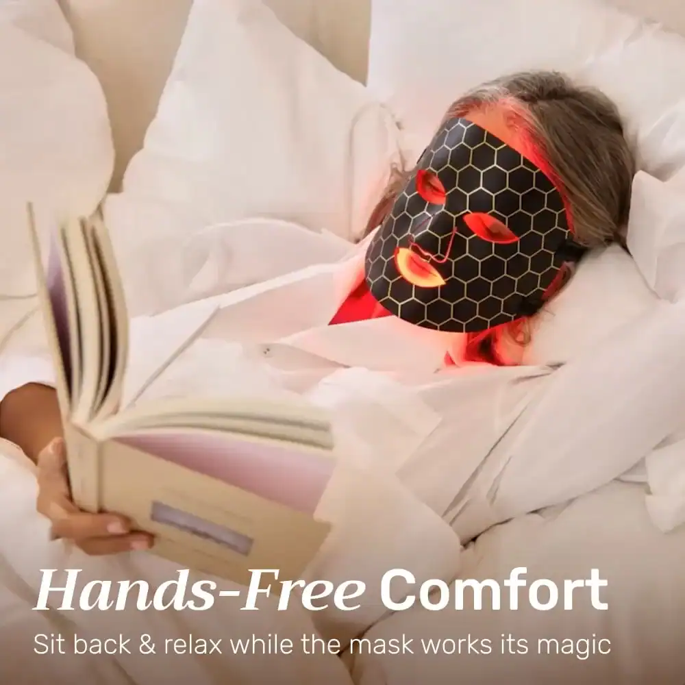 NuroDerma Red Light Therapy Mask - Wireless LED Mask With 96 LEDs