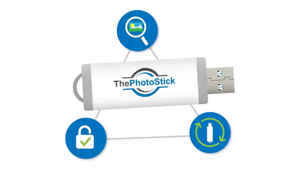 ThePhotoStick - One-Click Photo Backup for Computers