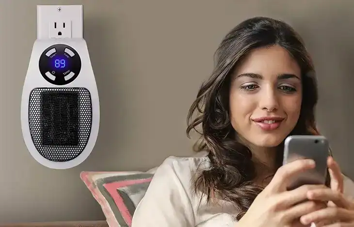 Toasty Heater - Portable Plug-In Heater With Tip-Over Protection